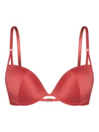 Biustonosze - Triumph Biustonosz push-up Crazy Stupid Love 10222374 Koralowy - miniaturka - grafika 1