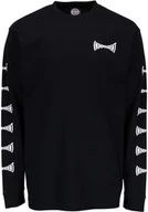 Koszulki męskie - t-shirt męski INDEPENDENT SPAN LS TEE Black - miniaturka - grafika 1