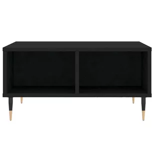 Stolik kawowy, czarny, 60x60x30 cm, materiał drewnopochodny Lumarko! - Ławy i stoliki kawowe - miniaturka - grafika 3