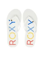 Klapki i japonki damskie - Roxy Japonki ARJL100876 Biały - miniaturka - grafika 1