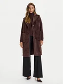 Kamizelki damskie - Rinascimento Bezrękawnik CFC0122206003 Brązowy Regular Fit - miniaturka - grafika 1