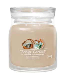 Yankee Candle Afternoon Scrapbooking Signature Jar Świeca zapachowa 368 g - Świece - miniaturka - grafika 1