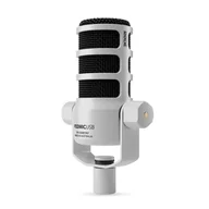 Kamery cyfrowe - akcesoria - RODE PodMic USB White - Mikrofon Dynamiczny Podcast - miniaturka - grafika 1