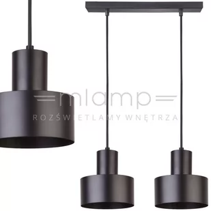 Sigma Lampa zwis RIF 2 czarna lampa wisząca 30898 - Lampy sufitowe - miniaturka - grafika 1