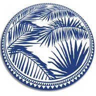 Dywany - Dywan okrągły winylowy do domu okrągła ezgotyczne liście fi80 cm - miniaturka - grafika 1