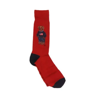 Skarpetki męskie - Ralph Lauren, Socks Czerwony, male, - grafika 1