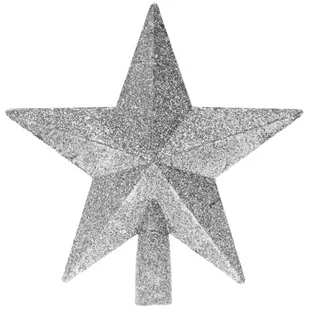 Gwiazda, czubek, ozdoba na choinkę 19 cm Czerwony - Ozdoby bożonarodzeniowe - miniaturka - grafika 3