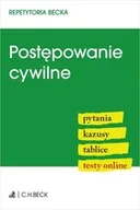 Podręczniki dla szkół wyższych - Postępowanie cywilne. Pytania. Kazusy. Tablice... - miniaturka - grafika 1