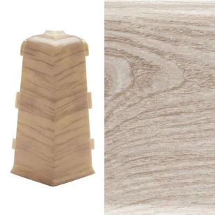 Arbiton Narożnik zewnętrzny do listwy INDO (2 sztuki) dąb burgos - Listwy przypodłogowe - miniaturka - grafika 1
