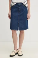Spódnice - Tommy Hilfiger spódnica jeansowa kolor granatowy mini prosta WW0WW44390 - miniaturka - grafika 1