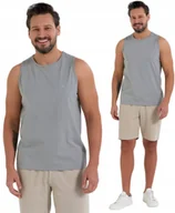 Koszulki męskie - PODKOSZULKA KOSZULKA MĘSKA GŁADKA SZARY 100 % BAWEŁNA KLASYCZNA MORAJ - XXL - miniaturka - grafika 1