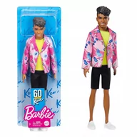 Lalki dla dziewczynek - Mattel Barbie. Lalka Ken 60 -lecie GRB44 - - miniaturka - grafika 1