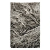 Dywany - DYWAN SHAGGY PUFFY SZARY/BEŻ MARMUR P683B - miniaturka - grafika 1