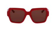 Okulary przeciwsłoneczne - KARL LAGERFELD KL6104SR Okulary przeciwsłoneczne, czerwone, jeden rozmiar dla kobiet, Czerwona, rozmiar uniwersalny - miniaturka - grafika 1