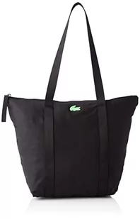 Lacoste NF3619YA Torba na zakupy damska, Czarny zielony Fluo - Torebki damskie - miniaturka - grafika 1