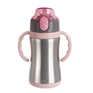 Orion Termos ze słomką 330 ml, różowy - Termosy - miniaturka - grafika 1