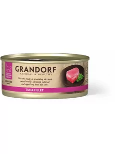 Grandorf GRANDORF CAT Karma w Sosie Tuna Fillet 70g OF-H-G0273 - Mokra karma dla kotów - miniaturka - grafika 1