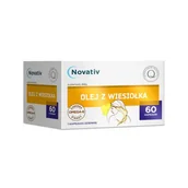 Suplementy naturalne - Novativ Olej z wiesiołka, 60kaps. - miniaturka - grafika 1