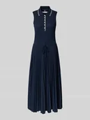 Sukienki - Sukienka casualowa taliowana z mieszanki bawełny - miniaturka - grafika 1