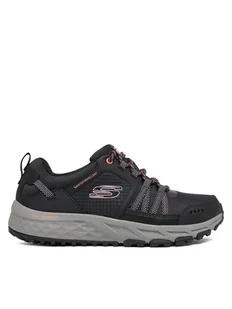 Skechers Trekkingi Escape Plan 180061/BKHP Czarny - Buty trekkingowe damskie - miniaturka - grafika 1