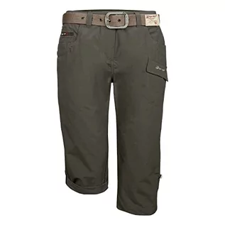 Spodnie damskie - G.I.G.A. DX Damskie spodnie Capri z paskiem/krótkimi spodniami - GS 35 WMN PNTS, błoto, 54, 38200-000 - grafika 1