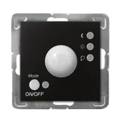 Czujniki ruchu i zmierzchu - Czujnik ruchu Ospel Impresja ŁP-16Y/m/33 elektroniczny czarny metalik - miniaturka - grafika 1