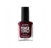 Lakiery do paznokci - Avon Super Stay lakier do paznokci Stay Put Sangria 10ml - miniaturka - grafika 1