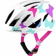 Kaski rowerowe - Alpina Pico Helmet Kids, pearlwhite butterflies gloss 50-55cm 2021 Kaski rowerowe 9761110 - miniaturka - grafika 1