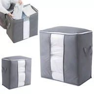 Pokrowce na ubrania - Pokrowiec torba organizer do przechowywania na pościel ubrania z okienkiem - miniaturka - grafika 1