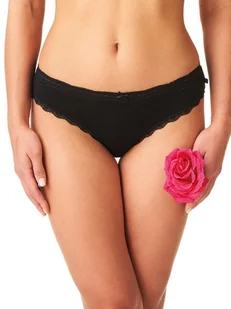 FIGI KEY LPR-002 BAMBUS (kolor Bordowy, rozmiar L) - Majtki damskie - miniaturka - grafika 1