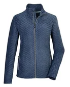 Kurtki damskie - killtec Damska kurtka polarowa ze stójką KOW 106 WMN FLC JCKT, granatowa, 48, 41796-000 - miniaturka - grafika 1