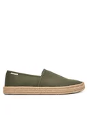 Espadryle męskie - Calvin Klein Espadryle Ess Espadrille Cv HM0HM02076 Zielony - miniaturka - grafika 1