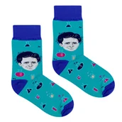 Skarpetki damskie - Skarpetki Maria Skłodowska-Curie Głowa - miniaturka - grafika 1