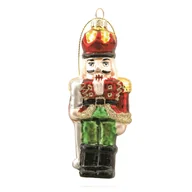 Bombki - Zawieszka szklana Dziadek do orzechów 12,3 cm - miniaturka - grafika 1