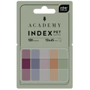 Zakładki indeksujące Pet Smart Academy 12x45mm - Etykiety samoprzylepne i bloki etykiet - miniaturka - grafika 1