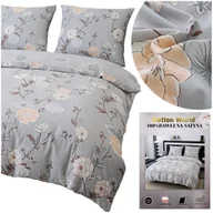 Pościel - Pościel 200 x 220 3cz Satyna Bawełniana Dalia 26 - miniaturka - grafika 1