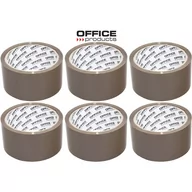 Akcesoria do pakowania - Taśma pakowa Office Products 48mm/50y Hot-melt brązowa (6) - miniaturka - grafika 1