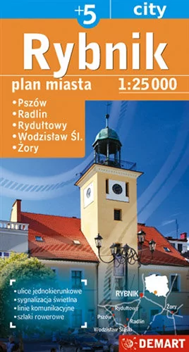 Demart  Rybnik plan miasta