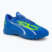 Piłka nożna - Buty piłkarskie męskie PUMA Ultra Play TT ultra blue/puma white/pro green - miniaturka - grafika 1