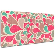 Podkładki na biurko - Mata z nadrukiem na biurko Kolorowe łezki 100x50 cm, Dywanomat - miniaturka - grafika 1