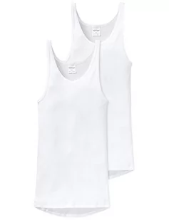 Schiesser Męska kurtka sportowa (2 sztuki), Biały (100-Weiss), 4XL - Kurtki męskie - miniaturka - grafika 1