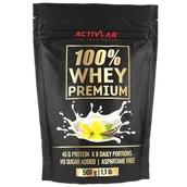 Odżywki białkowe - ActivLab 100% Whey Premium, smak waniliowy, 500 g - miniaturka - grafika 1