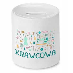 SKARBONKA DLA KRAWCOWEJ KRAWCA KRAWCOWA PREZENT z Nadrukiem ze Zdjęciem - Skarbonki - miniaturka - grafika 1