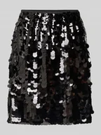 Spódnice - Spódnica o długości do kolan z cekinowym obszyciem model ‘PELEOA’ - miniaturka - grafika 1