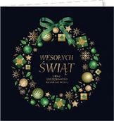 Opakowania i torebki na prezenty - Kartka świąteczna składana z życzeniami S-T 62 - miniaturka - grafika 1