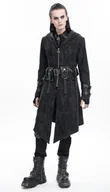 Płaszcze męskie - płaszcz męski DEVIL FASHION - BLACK GOTHIC PUNK -L - miniaturka - grafika 1