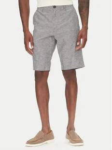 Tom Tailor Szorty materiałowe 1044712 Szary Slim Fit - Spodenki męskie - miniaturka - grafika 1