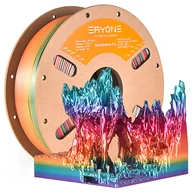 Filamenty i akcesoria do drukarek 3D - ERYONE Silk PLA 3D Printer Filament 1kg - Waterfall Rainbow - miniaturka - grafika 1