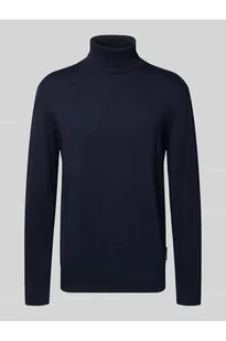 Golf o kroju regular fit z czystej bawełny - Tom Tailor Denim - Swetry męskie - miniaturka - grafika 1