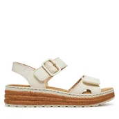 Sandały damskie - Sandały Rieker CEO-62760-60 Beżowy - miniaturka - grafika 1